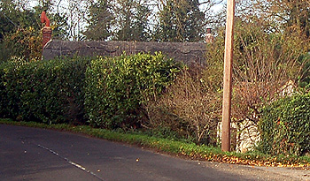 Hilltop Cottage hides from view November 2011